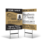 24"x30"Reflective 2Sided Styrene Yard Sign on Black Stand for Southern Classic Realty