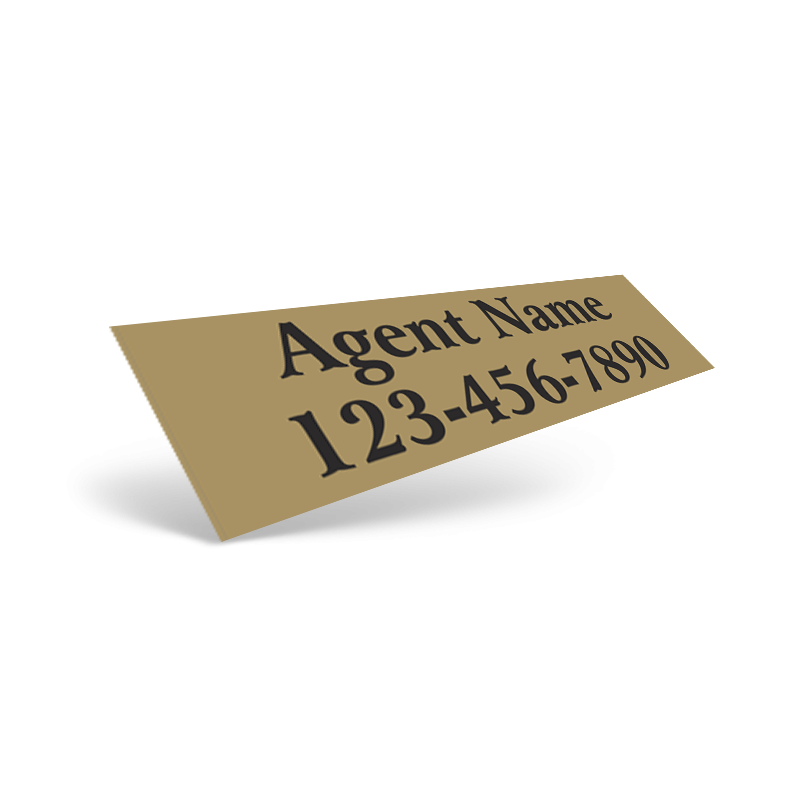 3.75"x17" / 6"x24" Custom Vinyl Decal for Southern Classic Realty