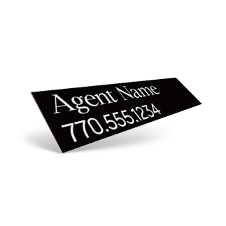 2-Sided 3.75"x17" & 6"x24" Vinyl Decal for Compass