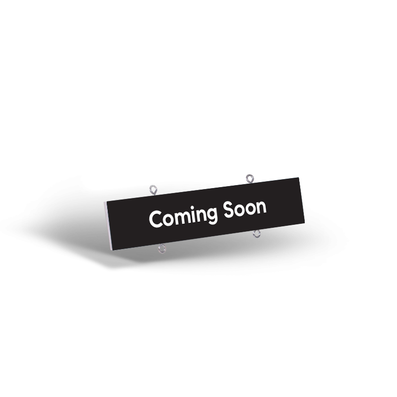 24"X6"Dual-Sided Wooden Rider with Eye Screws for Compass