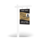 2' x 3' Reflective/Non-Reflective Hanging Wooden Panels with Arm Post for Southern Classic Realty