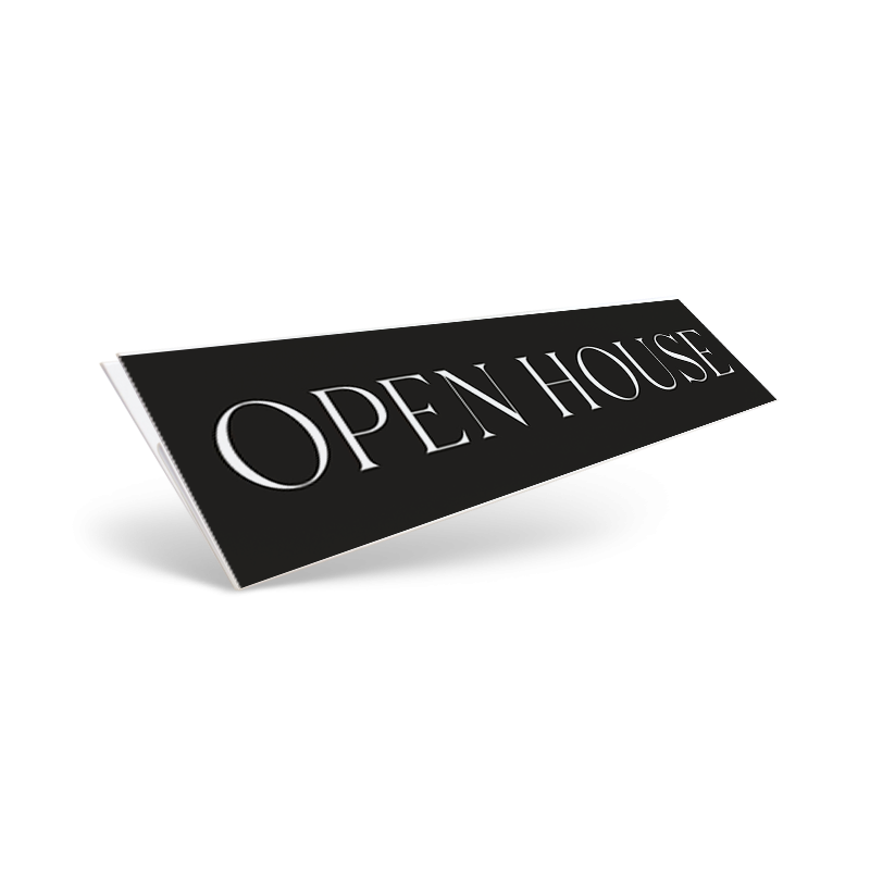 18" / 24" CUSTOM STYRENE CLIP ON SIGN RIDER for Home real estate 18" / 24" CUSTOM STYRENE CLIP ON SIGN RIDER for Home real estate