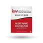 24"x30" Two-Sided Styrene Yard Sign: Standard & Reflective on Black Stand for Keller Willams Peachtree Road 24"x30" Two-Sided Styrene Yard Sign: Standard & Reflective on Black Stand for Keller Willams Peachtree Road