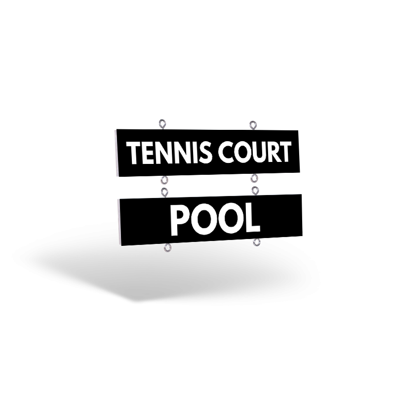 24"x6" Reflective Two-Sided Hanging Wooden Rider w/ Eye Screws for EXP & Real Brokers 24"x6" Reflective Two-Sided Hanging Wooden Rider w/ Eye Screws for EXP & Real Brokers