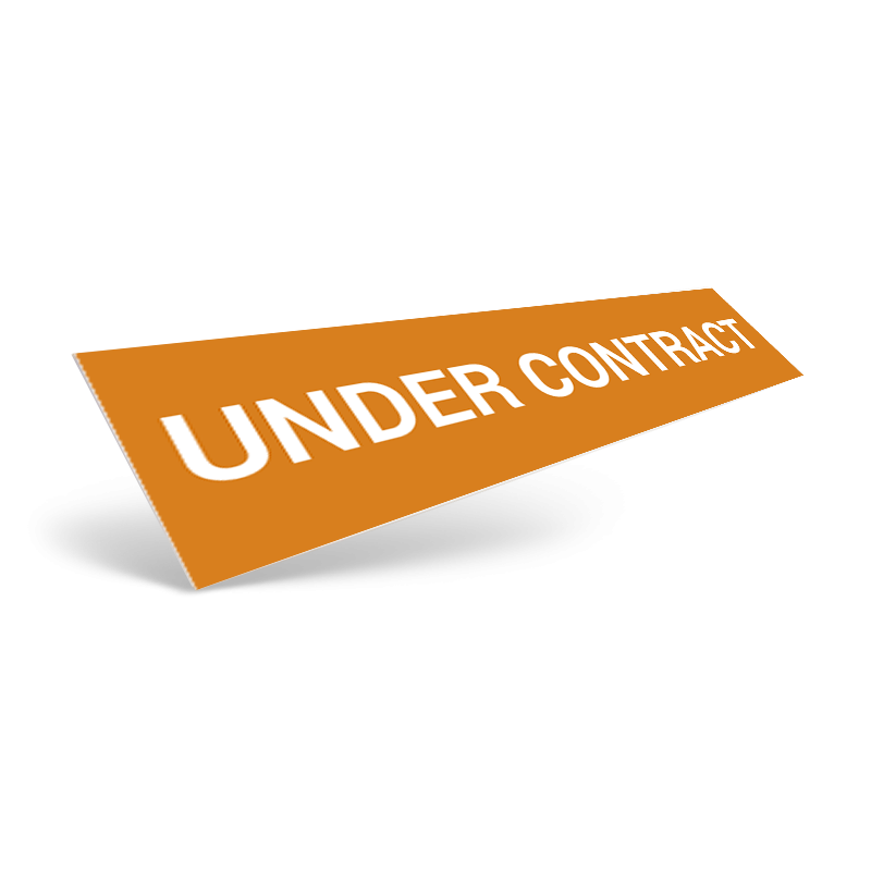 18" & 24" 2-Sided Slide-In Riders for EXP Realty in Styrene or Aluminum, Reflective Options