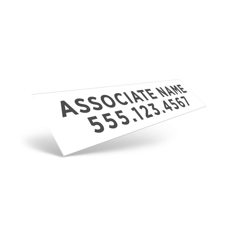 3.75"X17" / 6"X24" CUSTOM VINYL DECAL FOR REMAX