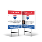 24x30" Styrene Yard Sign, Two-Sided, Black Stand for REMAX 24x30" Reflect Styrene Yard Sign, 2-Sided, w/ Stand for REMAX