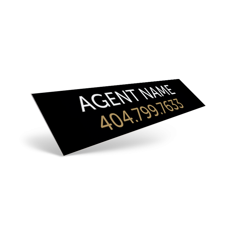 3.75"X17"/6"X24" CUSTOM VINYL DECAL for REALTY ONE TERMINUS 3.75"X17"/6"X24" CUSTOM VINYL DECAL for REALTY ONE TERMINUS