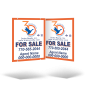 24"x30" Two-Sided Hanging Panel: Styrene & Aluminum, Reflective Options with Grommets for DRAKE REALTY 24"x30" Two-Sided Hanging Panel: Styrene & Aluminum, Reflective Options with Grommets for DRAKE REALTY