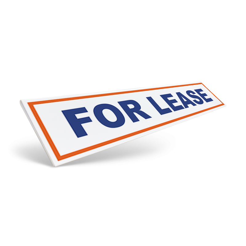 18" & 24" CUSTOM STYRENE CLIP ON SIGN RIDER for DRAKE REALTY