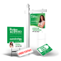 Grand Slam Package Metro Brokers: 6' Post, Two-Sided 24"x30" Panels, Directionals, Stakes, Clip-Ons