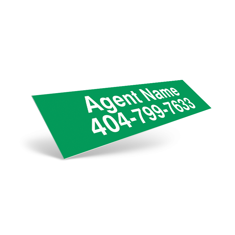 Custom Vinyl Decal -  Two sizes Available for Metro Brokers