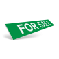 18" & 24" CUSTOM STYRENE CLIP ON SIGN RIDER for Metro Brokers