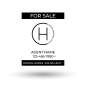 24x30 Two-Sided Styrene/Aluminum Hanging Panel w/ Grommets for Crown Realty