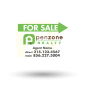 18"X12" TWO SIDED CUSTOM PRINTED COROPLAST SIGN PANEL FOR PenZone Realty