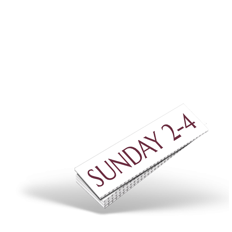 CUSTOM 4"X18" OR 4"X24" TWO SIDED PRINTED COROPLAST RIDER for BHHS Carolinas