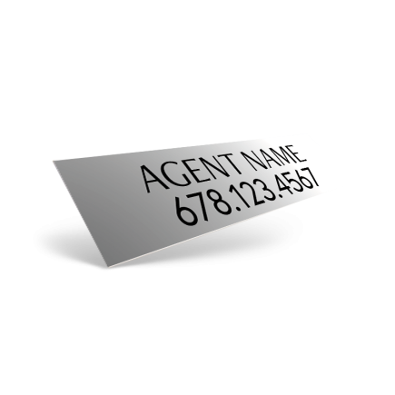 Custom Reflective Vinyl Decal- Two Size Options for Indigo Road Realty