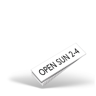 CUSTOM 4"X18" OR 4"X24" TWO SIDED PRINTED COROPLAST RIDER for Indigo Road Realty