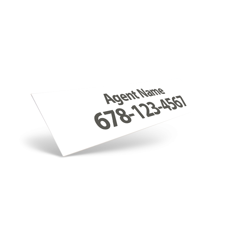 Custom Vinyl Decal -  Two sizes Available for Robert Goolsby Real Estate
