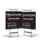 24x30 Two-Sided Reflective/Non-Reflective Styrene Yard Sign on Black Stand for Fathom Realty 24x30 Two-Sided Reflective/Non-Reflective Styrene Yard Sign on Black Stand for Fathom Realty