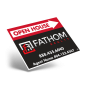 24"X18" STYRENE ONE SIDED PRINTED PANEL TO FIT 24"X18" METAL AFRAME SOLD INDIVIDUALLY for Fathom Realty 24"X18" STYRENE ONE SIDED PRINTED PANEL TO FIT 24"X18" METAL AFRAME SOLD INDIVIDUALLY for Fathom Realty