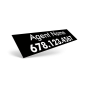 Custom Vinyl Decal -  Two sizes Available for Fathom Realty