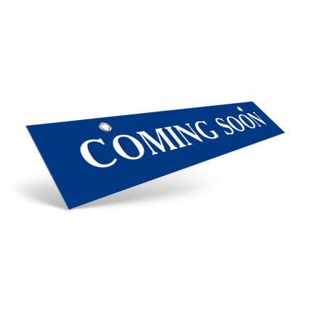 18" & 24" Two-Sided Hanging Rider in Styrene or Aluminum, Reflective or Non Reflective For First United Realty