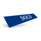 18" & 24" Two Sided Slide-In Rider in Styrene or Aluminum, Reflective / Non Reflective for First United Realty