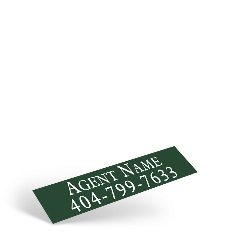 DORSEY ALSTON REALTORS LARGE VINYL DECAL TO FIT YARD SIGN & 24" W-CLIP