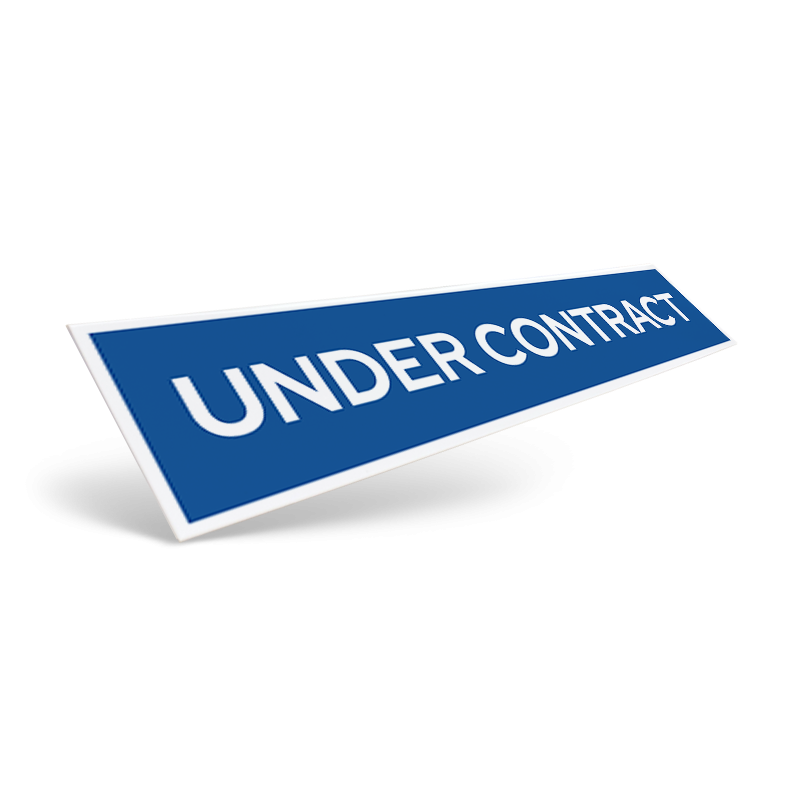 18" & 24" Two Sided Slide-In Rider in Styrene or Aluminum, Reflective / Non Reflective for Vibe Realty