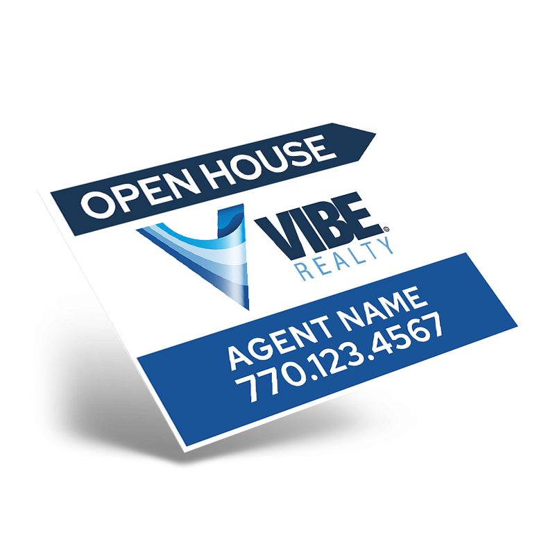 24"X18" STYRENE ONE SIDED PRINTED PANEL TO FIT 24"X18" METAL AFRAME SOLD INDIVIDUALLY for Vibe Realty