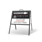 24"X18" Folding A-Frame with Custom Printed Styrene Inserts for Norluxe Realty 24"X18" Folding A-Frame with Custom Printed Styrene Inserts for Norluxe Realty