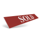 18" / 24" CUSTOM STYRENE CLIP ON SIGN RIDER for Sharp Real Estate Services