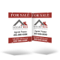 24x30 Two-Sided Styrene/Aluminum Hanging Panel w/ Grommets for Sharp Real Estate Services 24x30 Two-Sided Styrene/Aluminum Hanging Panel w/ Grommets for Sharp Real Estate Services