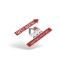 18"X12" TWO SIDED CUSTOM PRINTED COROPLAST SIGN PANEL for Sharp Real Estate Services