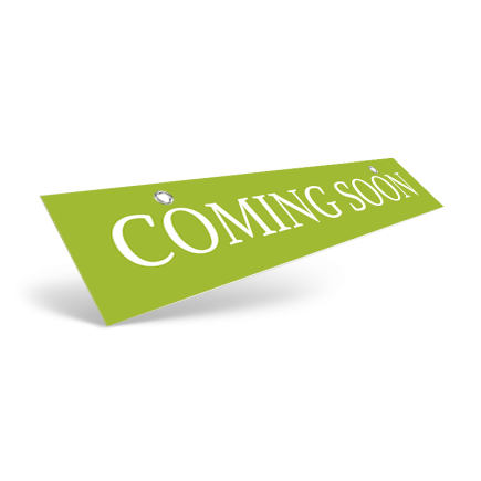 18" & 24" Two-Sided Hanging Rider in Styrene or Aluminum, Reflective or Non Reflective For Go Realty