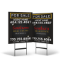 24"x30" Two-Sided Styrene/Reflective Yard Sign on Black Powder-Coated Stand for Southern REP 24"x30" Two-Sided Styrene/Reflective Yard Sign on Black Powder-Coated Stand for Southern REP