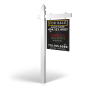 5' Easy Arm Post with 24"x30" Two-Sided Hanging Panels:Styrene,Reflective,Aluminum for Southern REP 5' Easy Arm Post with 24"x30" Two-Sided Hanging Panels:Styrene,Reflective,Aluminum for Southern REP