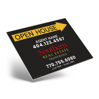 24" X18" ONE OR TWO SIDED CUSTOM COROPLAST SIGN PANEL For Southern REP