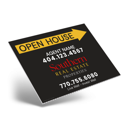 24" X18" ONE OR TWO SIDED CUSTOM COROPLAST SIGN PANEL For Southern REP