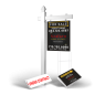 Homerun Pkg:6'Easy Arm Post,24"x30"Styrene Panel,4Coroplast Directionals,4Step Stake Stands for Southern REP Homerun Pkg:6'Easy Arm Post,24"x30"Styrene Panel,4Coroplast Directionals,4Step Stake Stands for Southern REP
