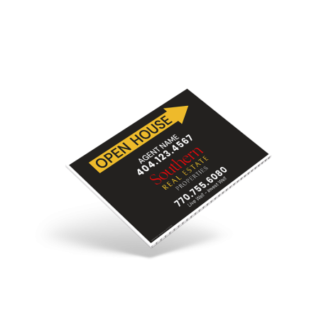 18"X12" TWO SIDED CUSTOM PRINTED COROPLAST SIGN PANEL for Southern REP