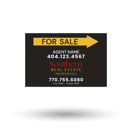 18"X12" TWO SIDED CUSTOM PRINTED COROPLAST SIGN PANEL for Southern REP