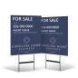24"x30" Two-Sided Styrene/Reflective Yard Sign on Black Powder-Coated Stand for Carolina Home Partners 24"x30" Two-Sided Styrene/Reflective Yard Sign on Black Powder-Coated Stand for Carolina Home Partners