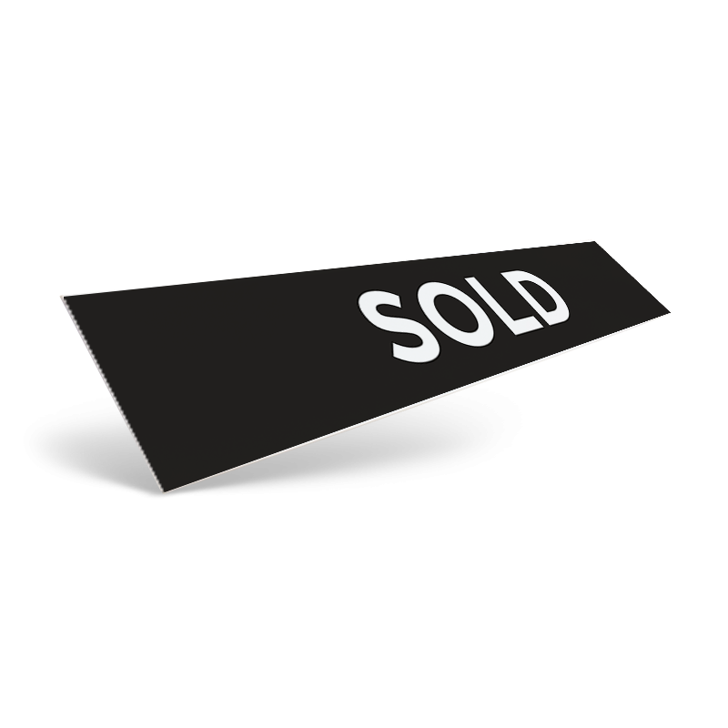 18" & 24" Two-Sided Slide-In Styrene/Aluminum Rider, Reflective/Non-Reflective For Red Barn Realty Group