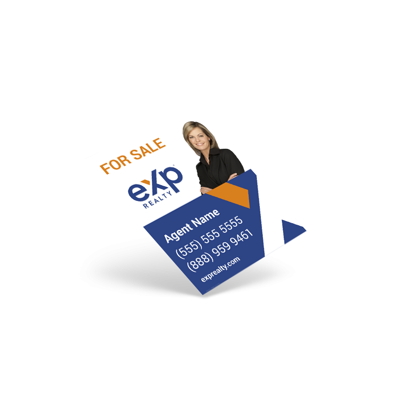 18"x24" Custom Coroplast Panel for Window Display, EXP Realty