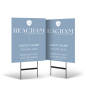24"x30" Styrene Yard Sign on Black Stand for Beacham & Co.