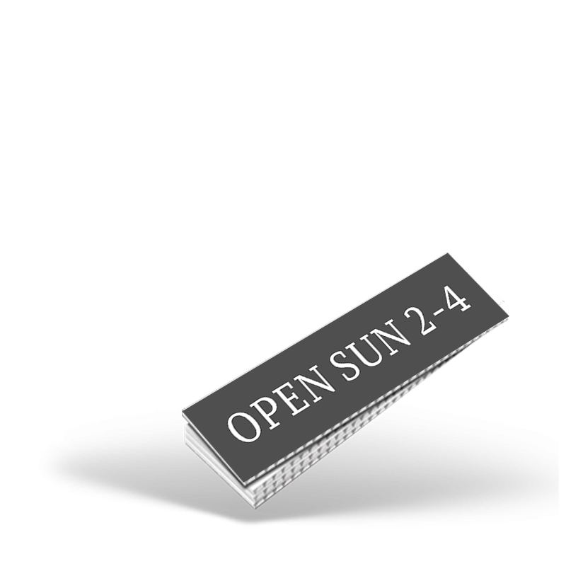 CUSTOM 4"X18" OR 4"X24" TWO SIDED PRINTED COROPLAST RIDER For Local Realty CUSTOM 4"X18" OR 4"X24" TWO SIDED PRINTED COROPLAST RIDER For Local Realty