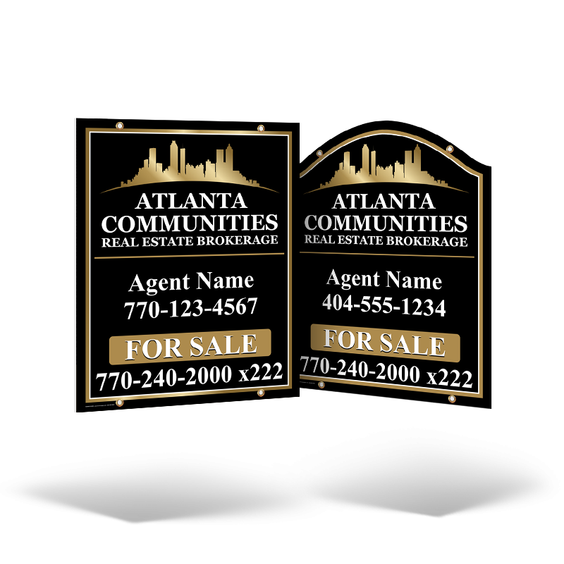 24x30 Two-Sided Styrene/Aluminum Hanging Panel w/ Grommets for ATLANTA COMMUNITIES 24x30 Two-Sided Styrene/Aluminum Hanging Panel w/ Grommets for ATLANTA COMMUNITIES