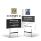 24x30 Two-Sided Reflective/Non-Reflective Styrene Yard Sign on Black Stand for Century 21 Results 24x30 Two-Sided Reflective/Non-Reflective Styrene Yard Sign on Black Stand for Century 21 Results